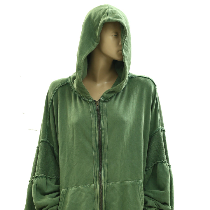 Free People Oversized Ribbed Sweatshirt Top