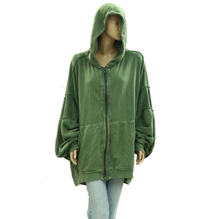 Free People Oversized Ribbed Sweatshirt Top