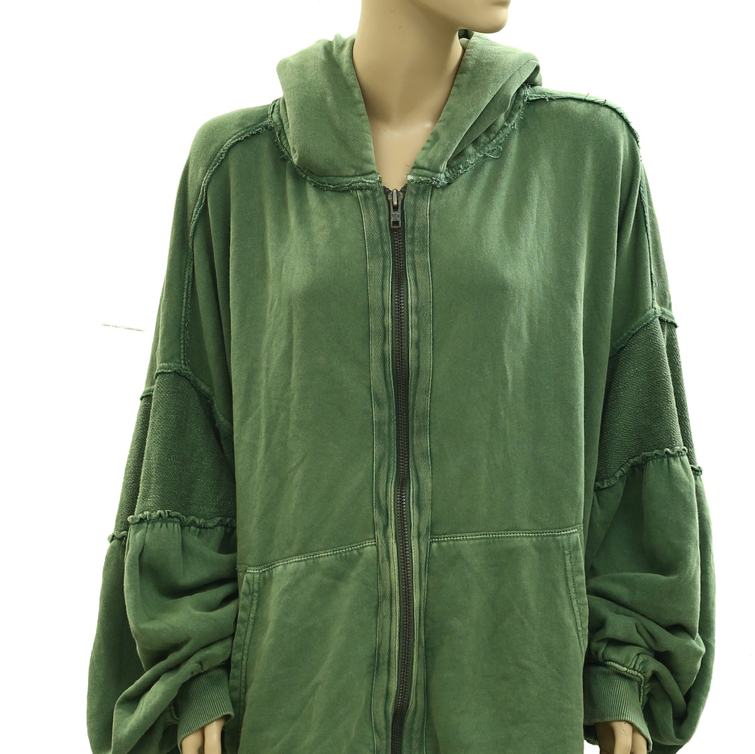 Free People Oversized Ribbed Sweatshirt Top