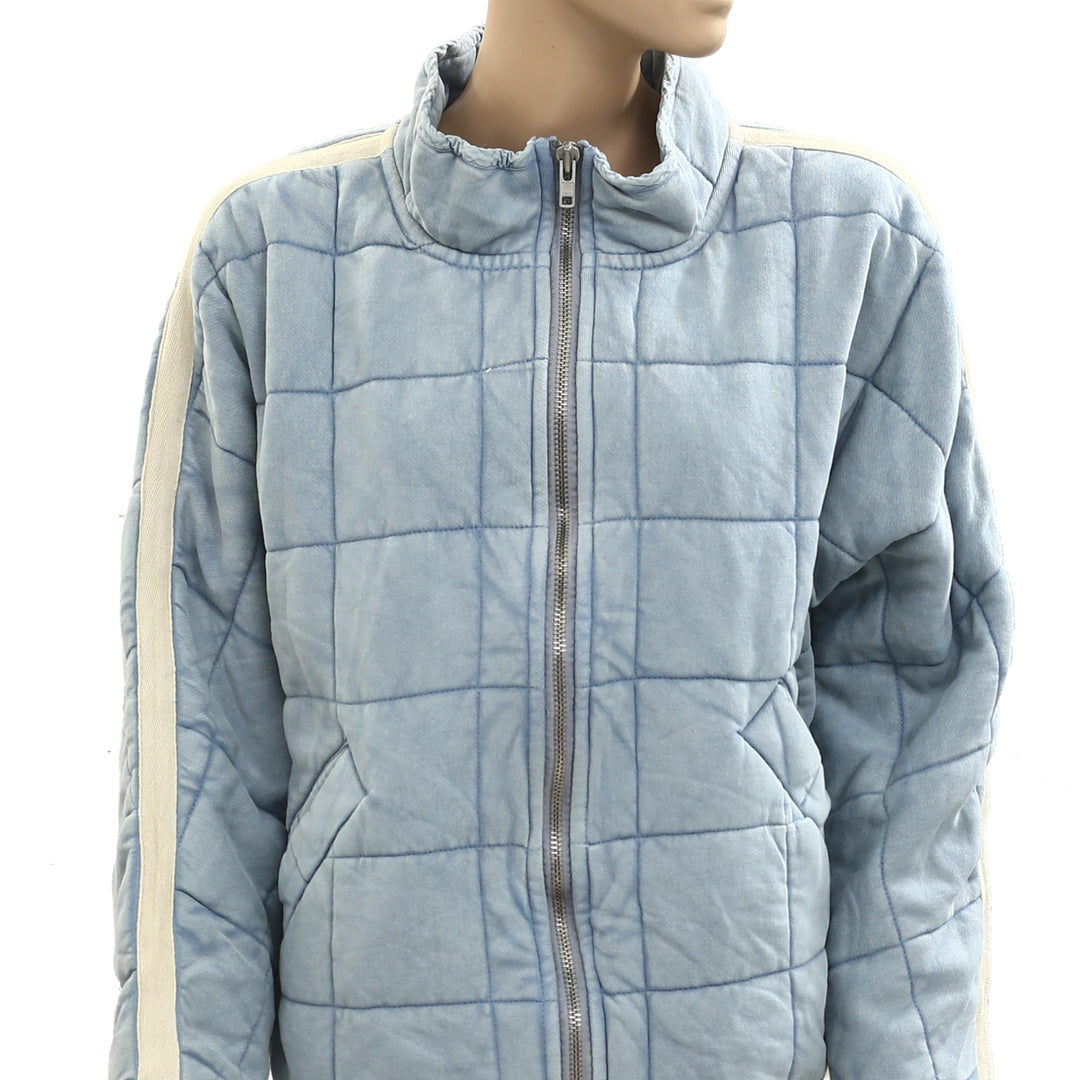 Free People Dolman Quilted Knit Jacket Top