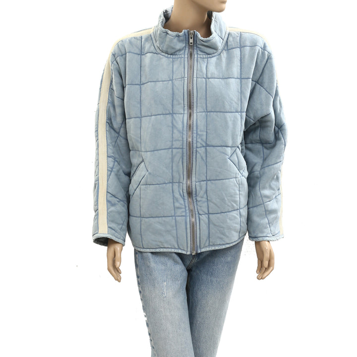 Free People Dolman Quilted Knit Jacket Top