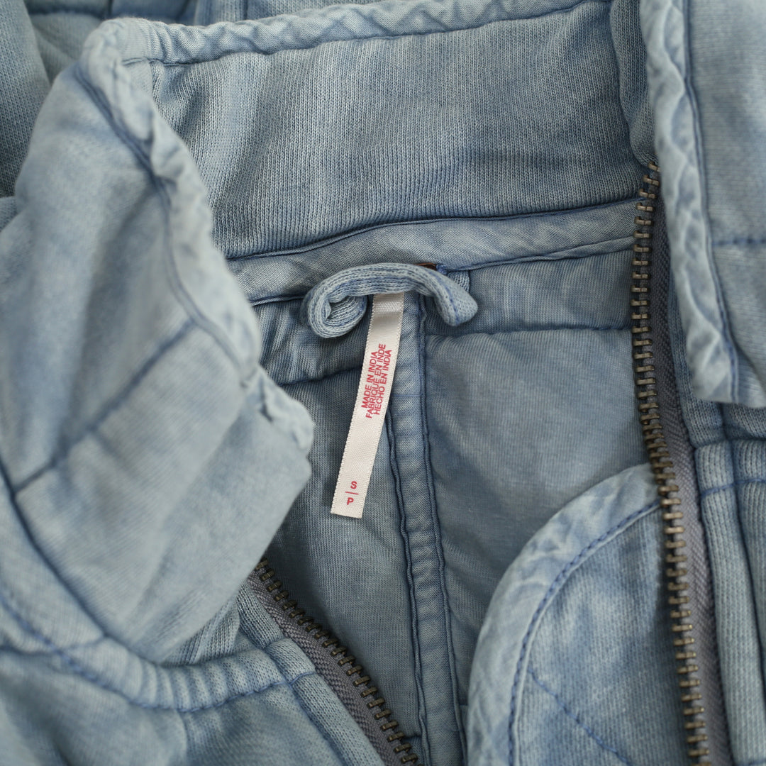 Free People Dolman Quilted Knit Jacket Top