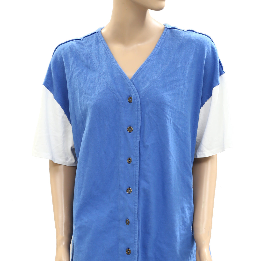 Free People We The Free Homerun Tee Shirt Top