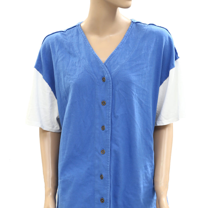 Free People We The Free Homerun Tee Shirt Top