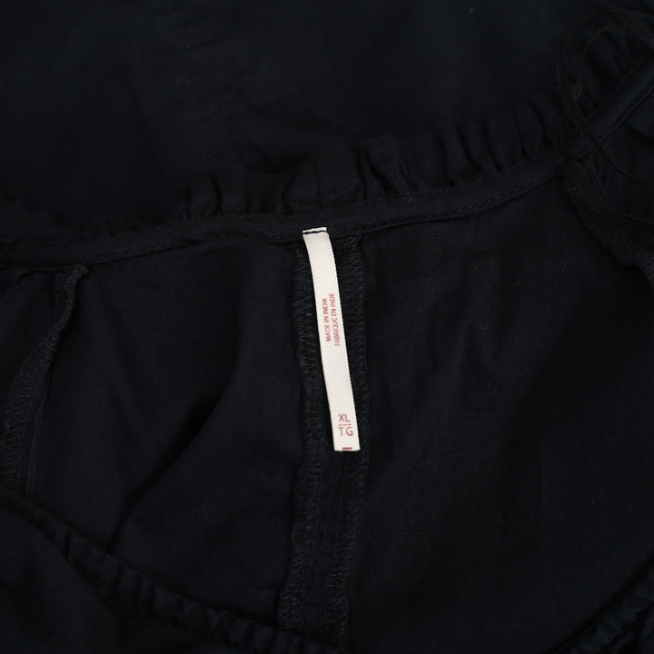 Free People Summer Short Sleeve Blouse Shirt Top