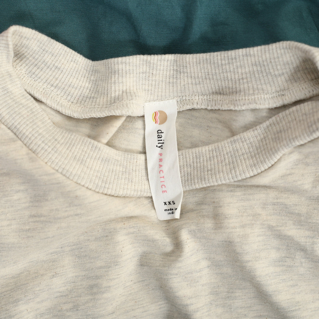 Anthropologie Daily Practice Colorblock Side-Ruched Mini Dress