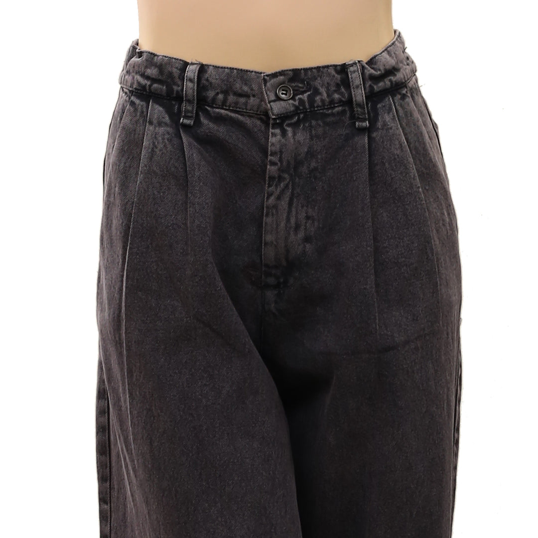 Free People Women's Denim Wide-leg Pants