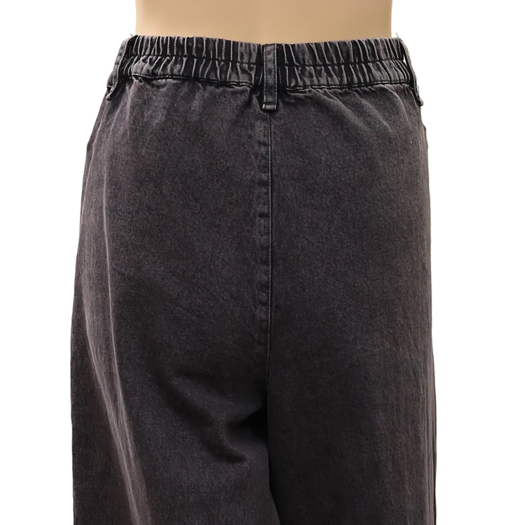 Free People Women's Denim Wide-leg Pants