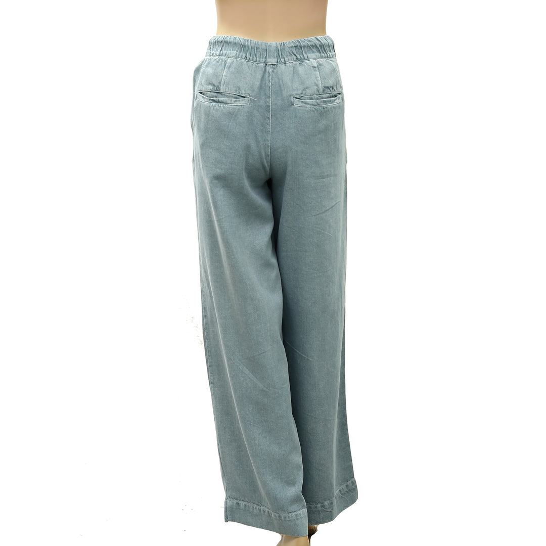 Free People Women's Tidal Moon Low-Rise Pull-On Trouser Pants