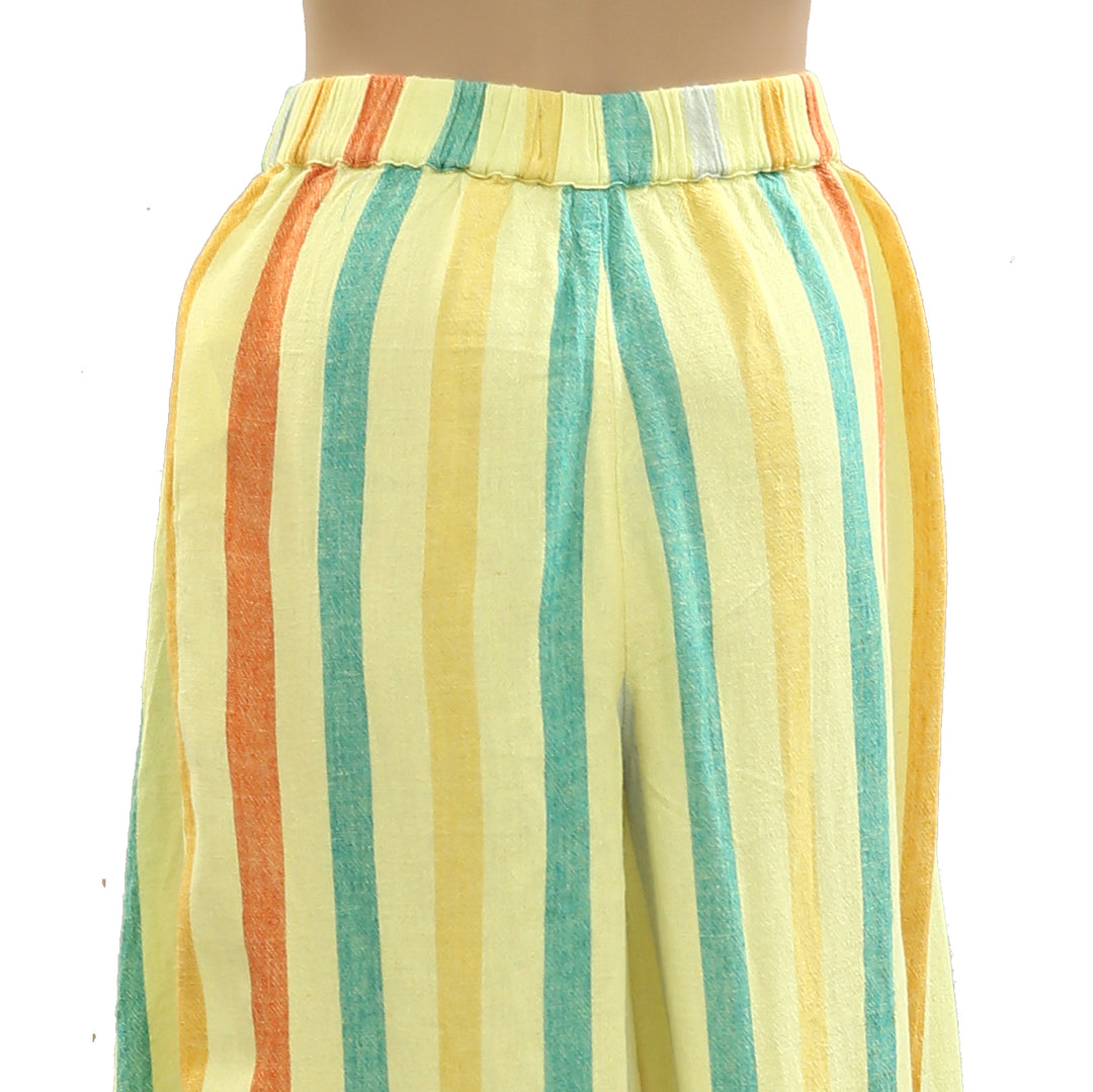 Free People Free-est Vacay Rhythm Striped Print Trousers Pants