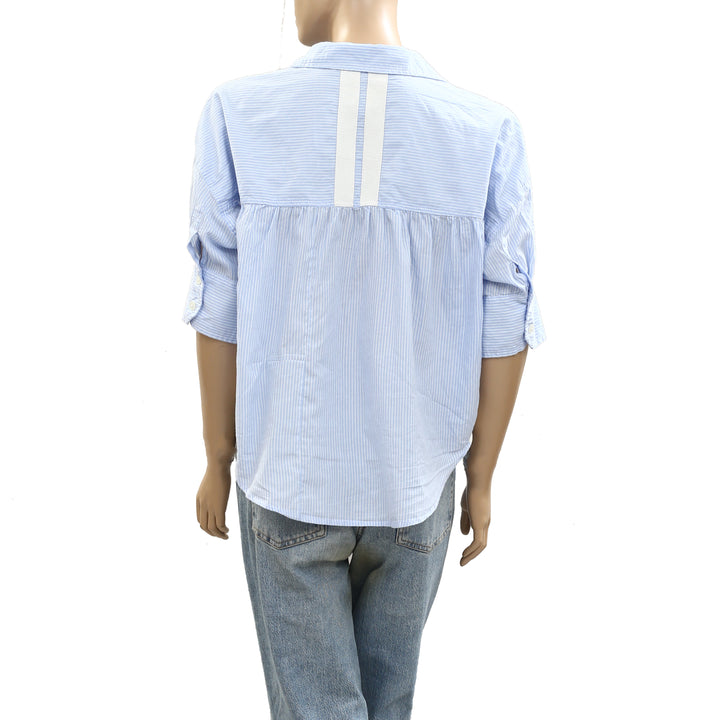 Maeve Anthropologie Buttondown Shirt Blouse Top