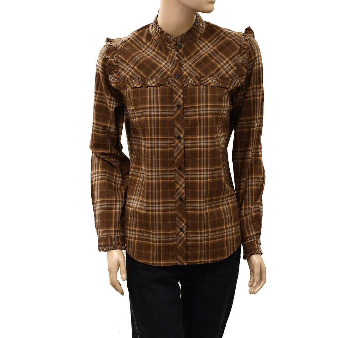 Nili Lotan Celina Blouse Shirt Top