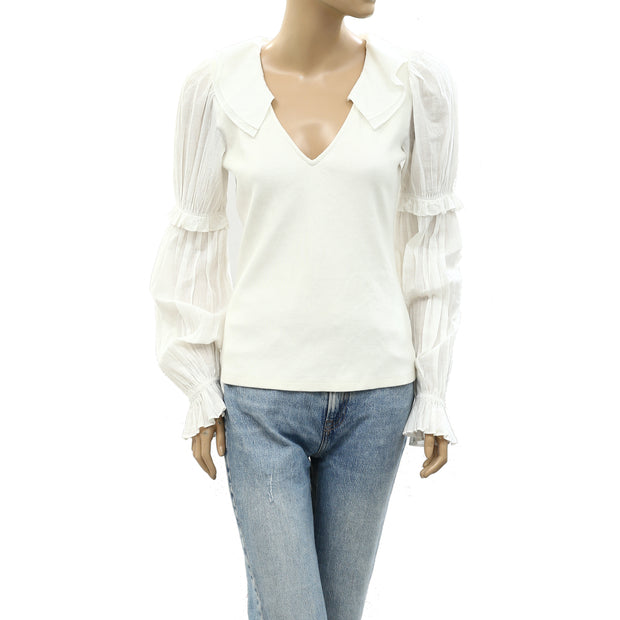 By Anthropologie Ruffled Blouse