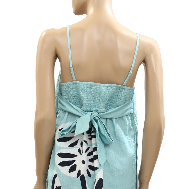 Anthropologie Suzanne Lustig x Celandine Linen Blend Strapless Top