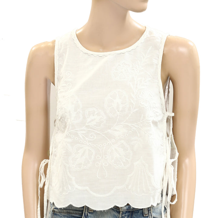 Free People Faded Gardens Tank Cropped Top