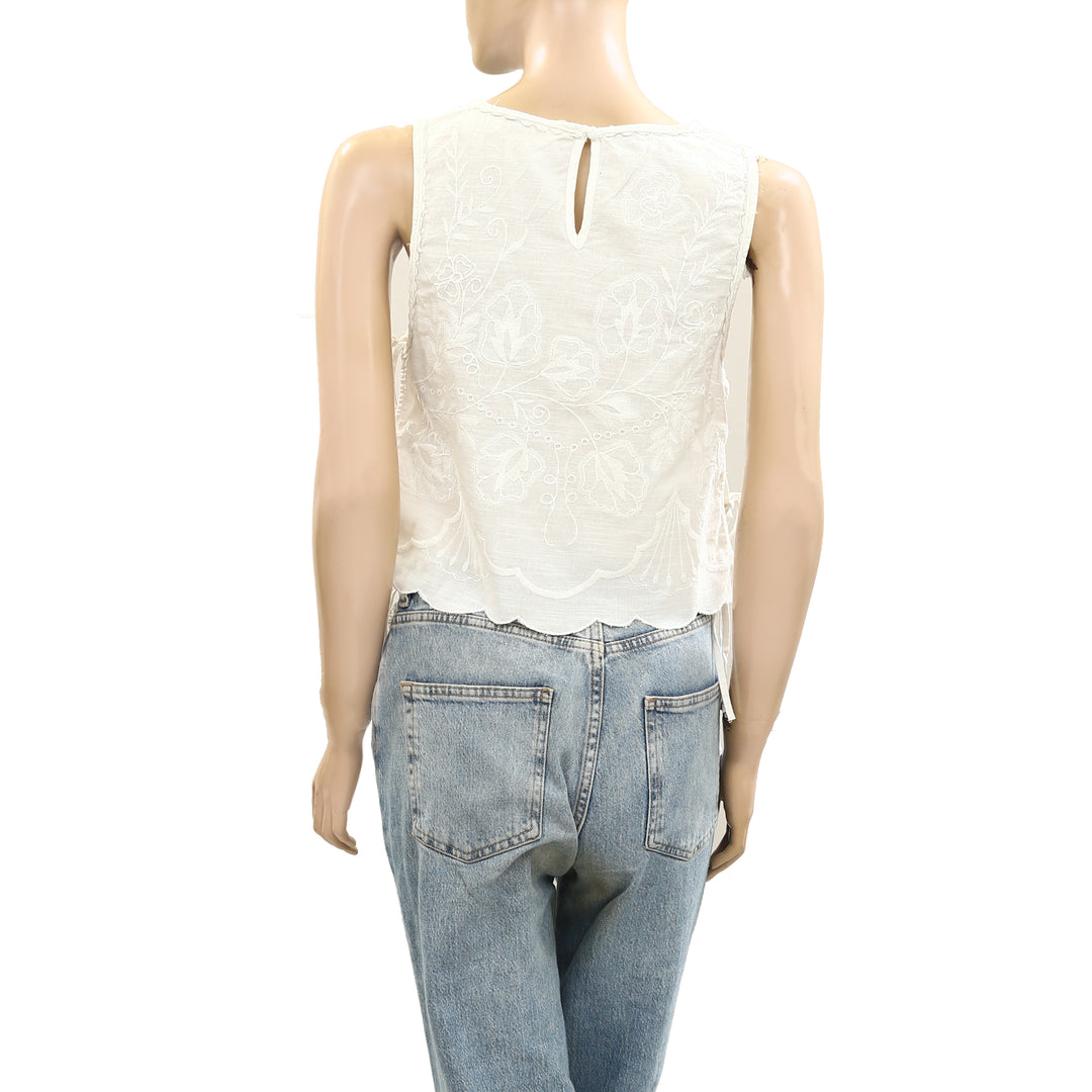Free People Faded Gardens Tank Cropped Top