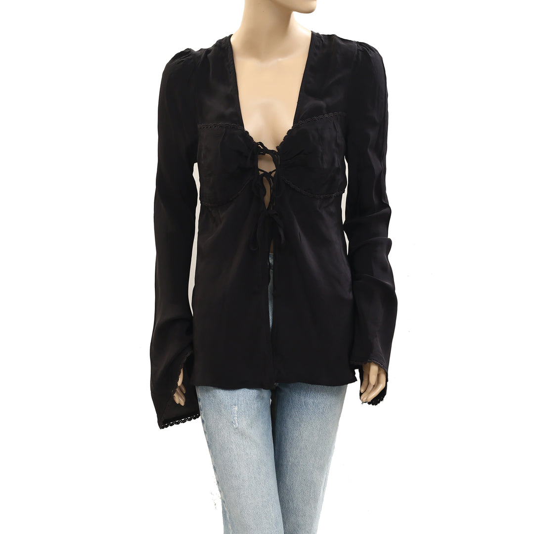 Free people Bali Ariel Tunic Tie Top