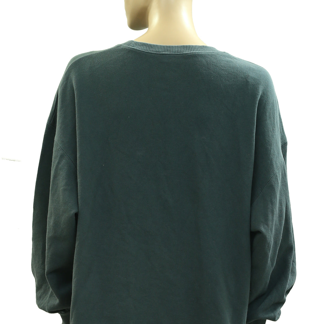 Free People FP Movement Graphic Rainbow Sweatshirt Pullover Top