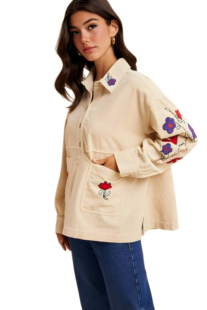 Free People We The Free Winter Bloom Pullover Top