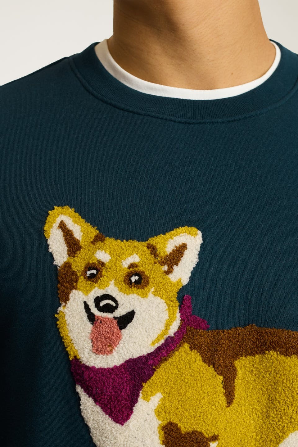 BONOBOS Critter Supersoft Fleece Crew Sweater