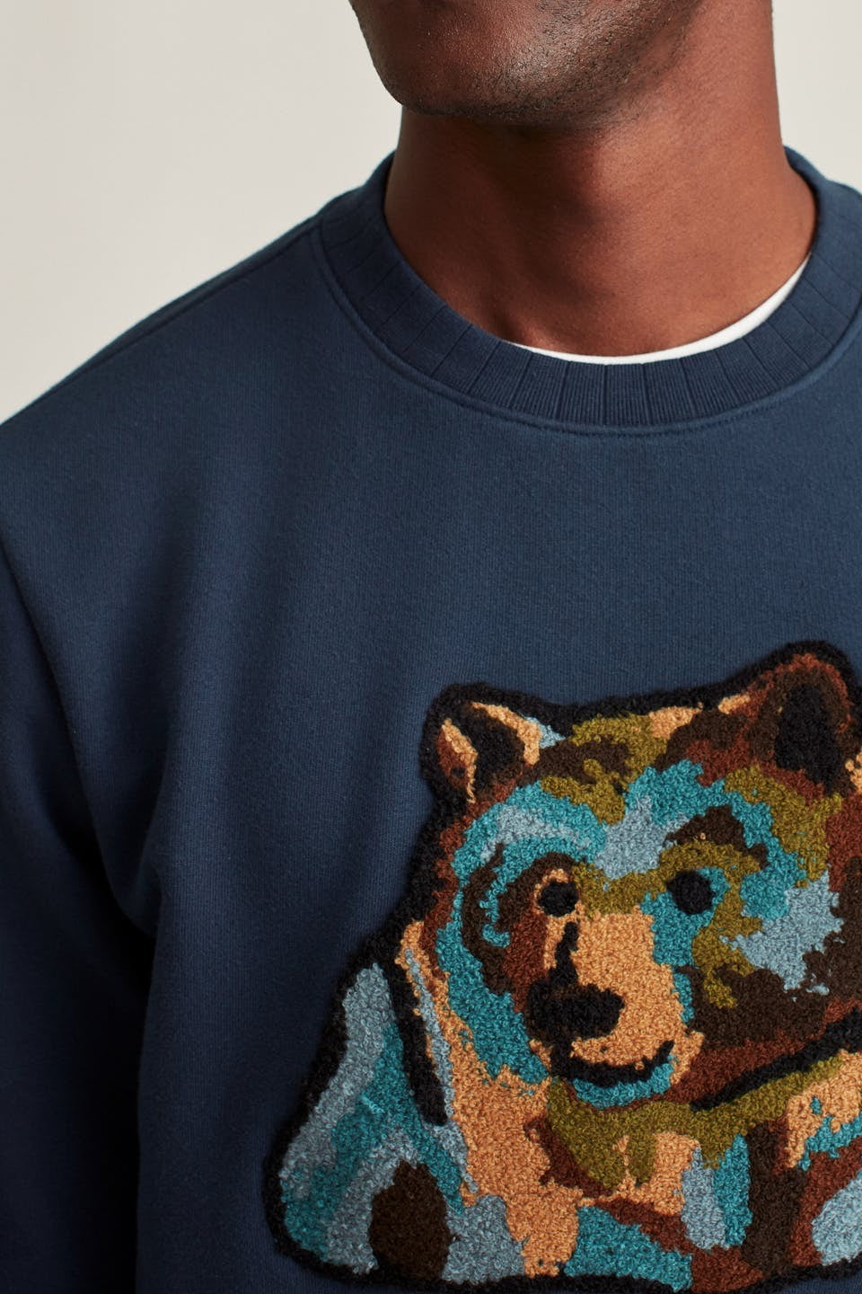 BONOBOS Critter Supersoft Fleece Crew Sweater