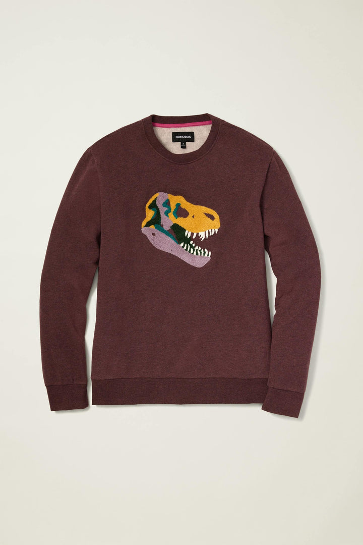 BONOBOS Critter Supersoft Fleece Crew Sweater