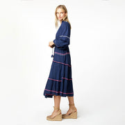 Kerri Rosenthal Pheobe Cotton Midi Dress