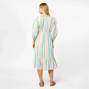 Kerri Rosenthal Harbor Stripe Midi Dress