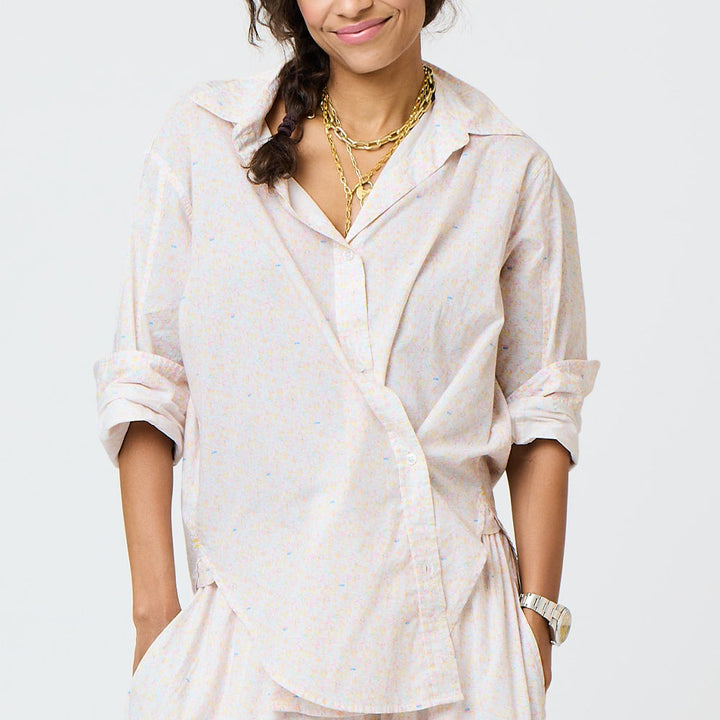 Kerri Rosenthal Jack Sweetie Pie Button Down Multi Shirt Top