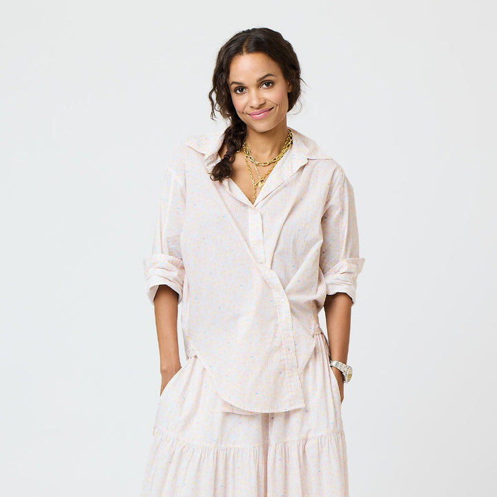 Kerri Rosenthal Jack Sweetie Pie Button Down Multi Shirt Top