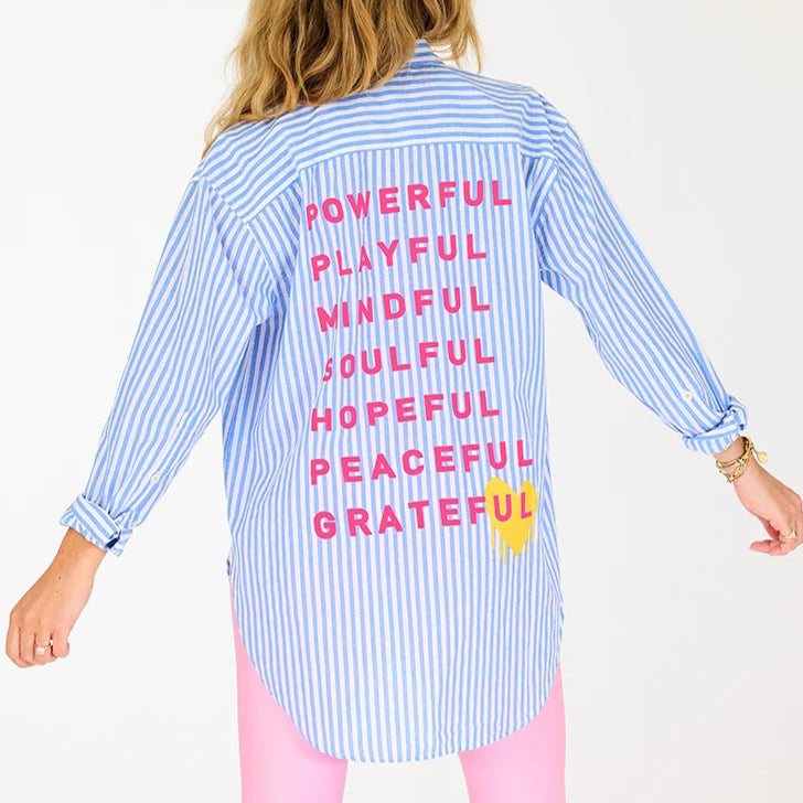 Kerri Rosenthal Maddie Manifesto Shirt Tunic Top