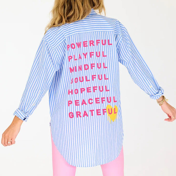 Kerri Rosenthal Maddie Manifesto Shirt Tunic Top