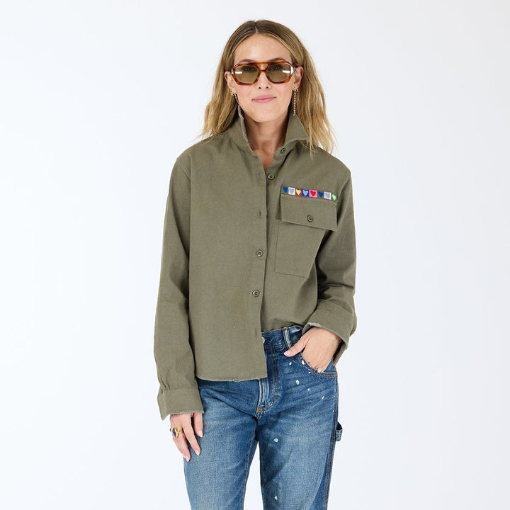 Kerri Rosenthal Pia Love Brigade Shirt Top