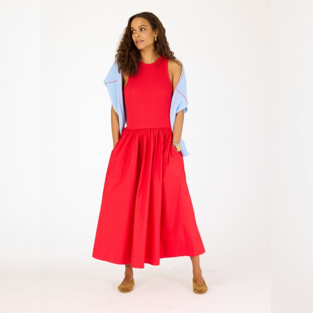 Kerri Rosenthal Tank Midi Dress