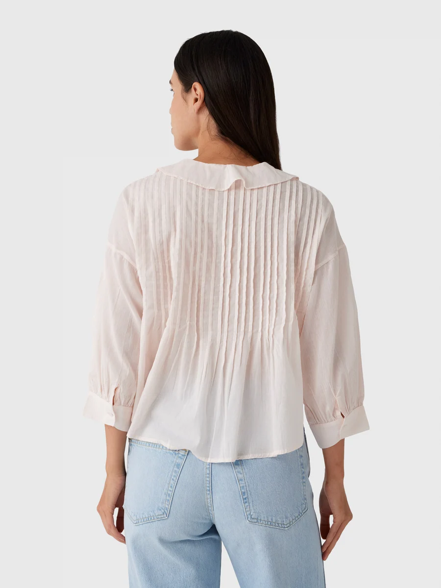 Kerri Rosenthal Rosen Ruffle Blouse Top