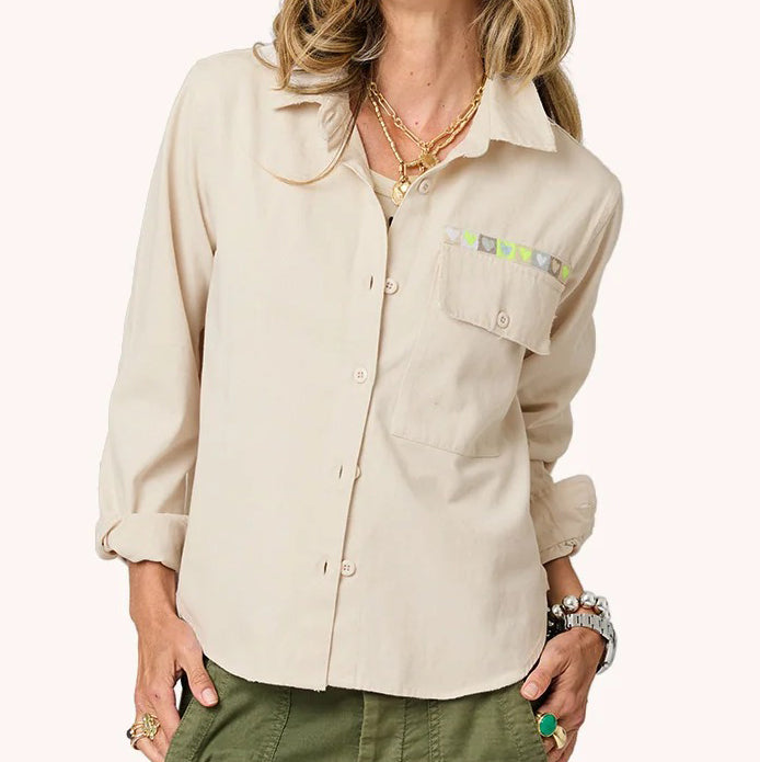 Kerri Rosenthal Pia Love Brigade Shirt Top