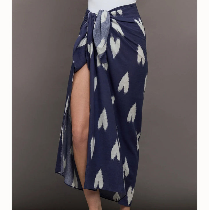 Kerri Rosenthal Roper Ikat Heart Sarong