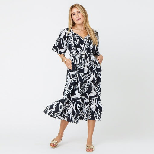 Kerri Rosenthal Harbor Sing Sing Midi Dress