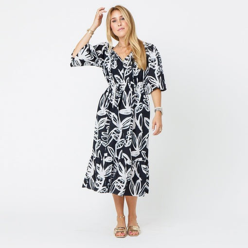 Kerri Rosenthal Harbor Sing Sing Midi Dress