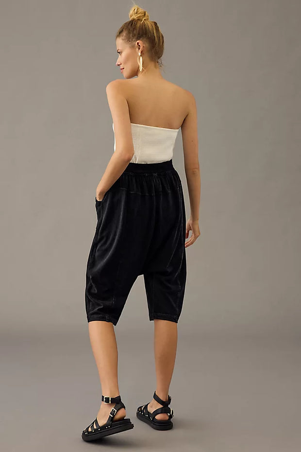 Daily Practice by Anthropologie Cropped Wide-Leg Lounge Pants