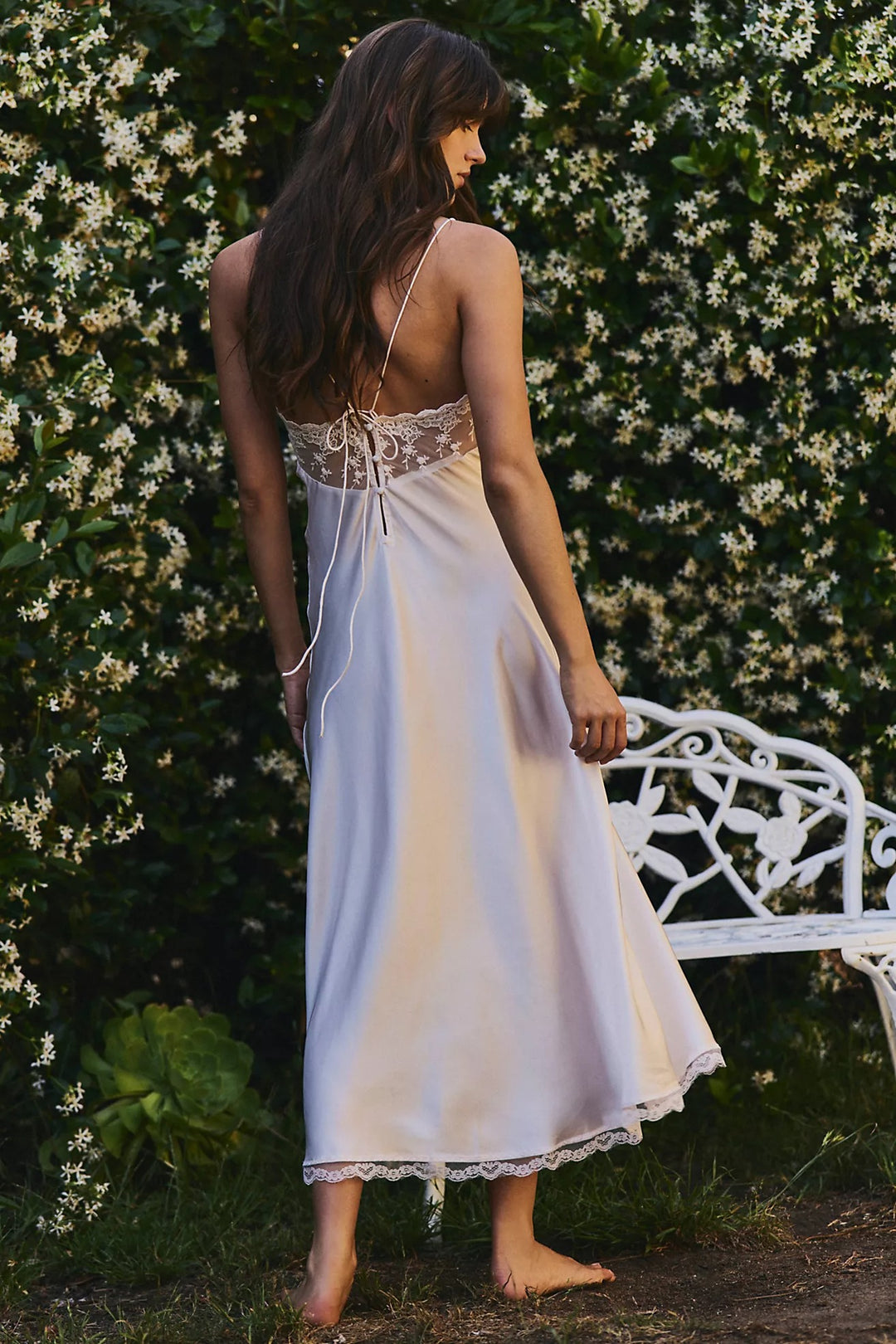 Free People Intimately Lunch Date Midi Slip Dress