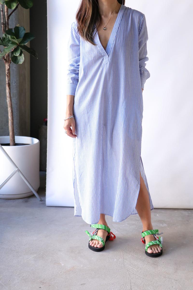 Nili Lotan Raven Maxi Shirt Dress