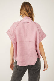 Free People We The Free Dreamy Days Buttondown Blouse Top