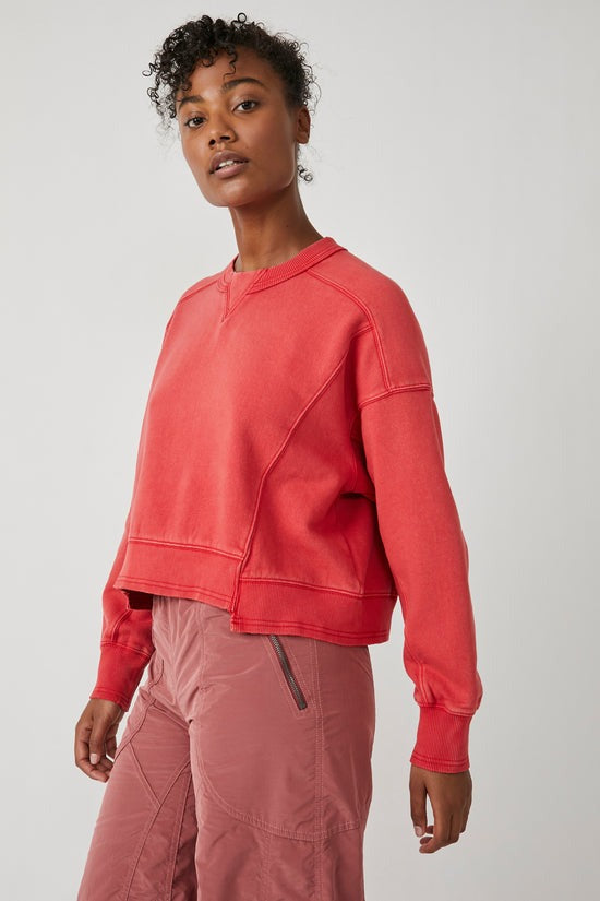 Free People FP Movement Intercept Pullover Sweatshirt Top