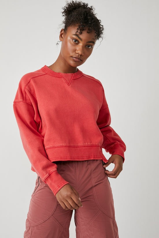 Free People FP Movement Intercept Pullover Sweatshirt Top