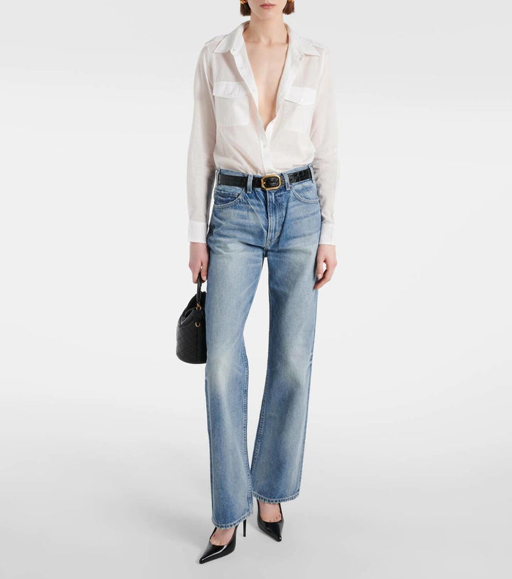 Nili Lotan Jora Shirt Blouse Top