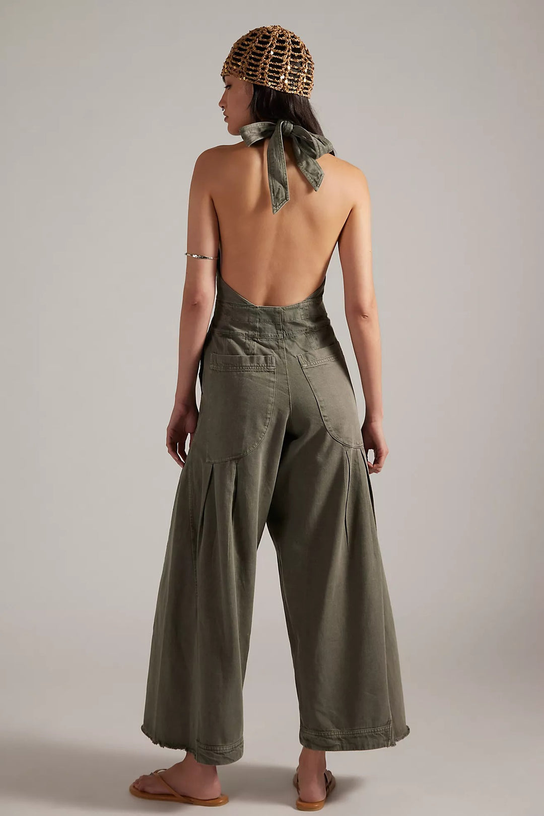 Free People Phoenix Solid Overalls Jumpsuit
