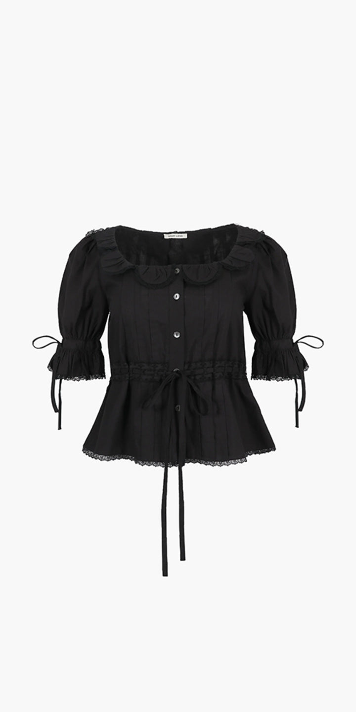 Sandy Liang Melon Blouse Top