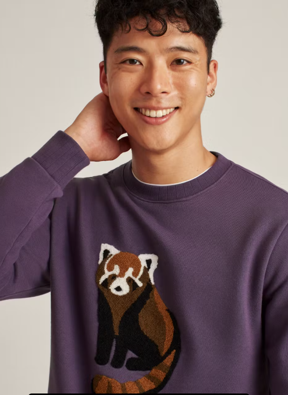 BONOBOS Critter Supersoft Fleece Crew Sweater