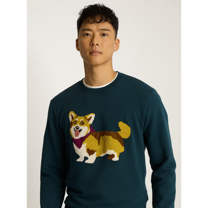 BONOBOS Critter Supersoft Fleece Crew Sweater